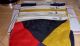 1950s Sterling Yachting Wool Signal Flags Letters A,  J,  K,  Z And Beauties Other Maritime Antiques photo 7