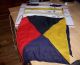 1950s Sterling Yachting Wool Signal Flags Letters A,  J,  K,  Z And Beauties Other Maritime Antiques photo 8