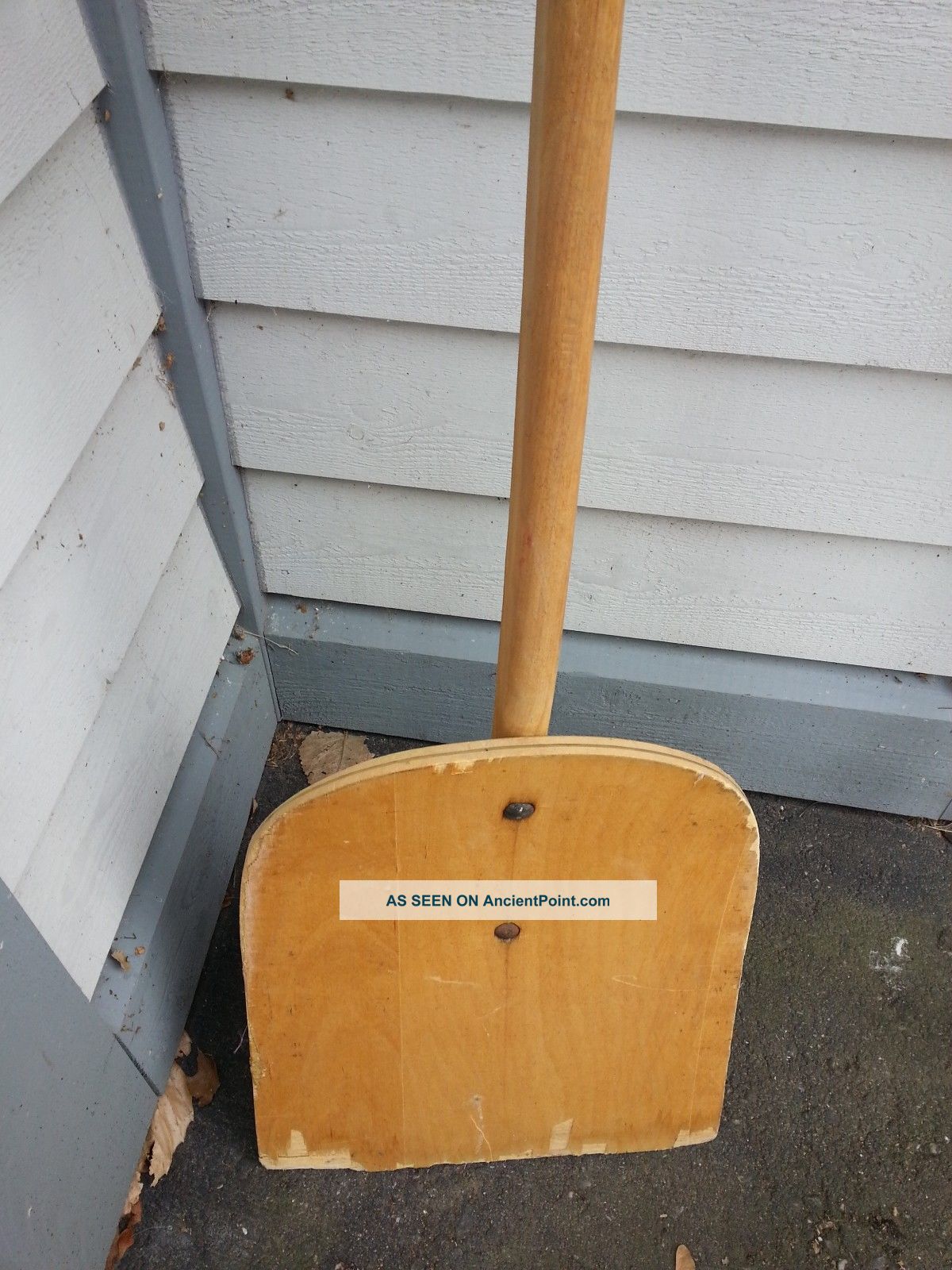 Old Wooden Snow Grain Shovel 53 " Long Farm Country Tool