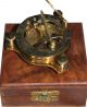 Sundial Compass Vintage Brass Nautical 3 