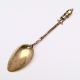 French Silver Demitasse Spoon By Gregoire & Cordonnier,  Paris Joan Of Arc Handle France photo 1