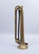 Antique C1900 French Pelisson Guinot & Blanchon Brass Bugle Maison 1812 Couturie Brass photo 1