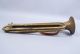 Antique C1900 French Pelisson Guinot & Blanchon Brass Bugle Maison 1812 Couturie Brass photo 5