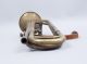 Antique C1900 French Pelisson Guinot & Blanchon Brass Bugle Maison 1812 Couturie Brass photo 7