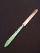 Antique Chinese Silver And Jadeite Letter Opener Other Chinese Antiques photo 1