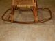 Mid Century Rattan Wicker Scandinavian Child ' S Rocking Horse Franco Albini Mid-Century Modernism photo 3