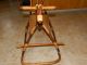 Mid Century Rattan Wicker Scandinavian Child ' S Rocking Horse Franco Albini Mid-Century Modernism photo 7