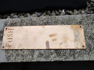 Antique Bronze Finger Plate Enamel 