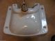 Vintage Briggs Bathroom Kitchen Gray Porcelain Sink W/fixtures Mid Century Sinks photo 10