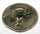Antique Sterling Silver Button Horseman W/ Whip Design Backmarked - 7/8 