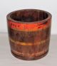 Antique Teak Polychrome Mortar / Grain Container/ Turned C.  1900 - 1940 India Large Other Antique Woodenware photo 9