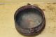 Rare 17th - 18th C Pilgrim Era Cast Iron Hanging Footed Pot In Primitives photo 6