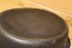 Extremely Rare 19th C Cast Iron Deep Dish Oval Basin In Primitives photo 8