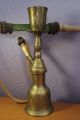 Old Copper Brass 14  Hookah Pot Complete India photo 4