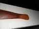 Old Hand Carved Wooden Lime Spatula 26 1/4 