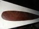 Old Hand Carved Wooden Lime Spatula 26 1/4 