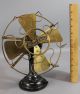 Rare 9inch Antique Western Electric Brass Electric Fan Alternating Current Motor Other Mercantile Antiques photo 1
