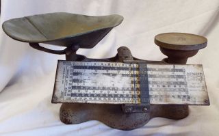 Antique Jacobs Bros.  No.  4 Detecto Computer Candy Scale W/ Tray Confectionery photo