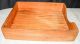 Vintage Wooden Tray Desk Organizer In Out File Box Dovetail Boxes photo 2