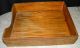 Vintage Wooden Tray Desk Organizer In Out File Box Dovetail Boxes photo 4