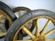 Antique Wagon Cart Buggy (4) Wooden - Spoke - Wheels Rubber Tread Baby Carriages & Buggies photo 7