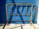 Vintage Full Size Brass And Metal Bed: Headboard,  Footboard And Rails 1900-1950 photo 2