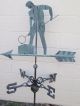 Rare Vintage Industrial Copper Weathervane Foundry Weathervanes & Lightning Rods photo 3