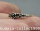 21mm Old Chinese Folk Collect Miao Silver Small Flower Link Jewelry Fashion Ring Other Antiquities photo 2