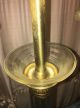 Massive 60s Clear Glass Lucite Ribbed Seguso Murano Lamp By Marbro Brass Base Mid-Century Modernism photo 3