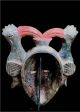 Nigeria: Tribal African Ceremonial Idoma Mask With 2 Birds. Masks photo 3