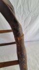 Small Antique Industrial,  Factory Stool,  Iron,  Wood,  Adjustable For Restoration 1900-1950 photo 5