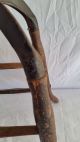 Small Antique Industrial,  Factory Stool,  Iron,  Wood,  Adjustable For Restoration 1900-1950 photo 6
