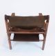 Rare Mid Century Hungarian Safari Lounge Chair In Manner Of Arne Norell 1900-1950 photo 5