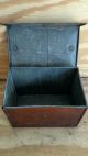 Antique Tin Coal Miner Lunch Box Primitives photo 4