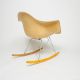 Rare Vintage Eames Herman Miller Rocker Rocking Arm Shell Chair Marked Post-1950 photo 3