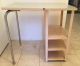 Vintage 1950 ' S Pink Metal Shelves Gray Formica Table Island Mid Century Post-1950 photo 3