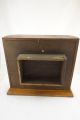 Antique Br Bands Wrist Watch Oak Wood & Glass Store Counter Display Case Cabinet Display Cases photo 4