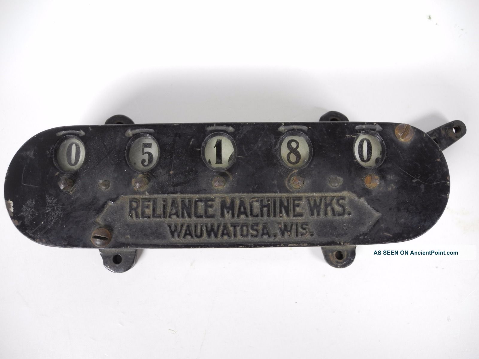 Antique Vintage Reliance Machine Wks.  Wauwatosa,  Wisconsin 5 Digit Counter Other Mercantile Antiques photo