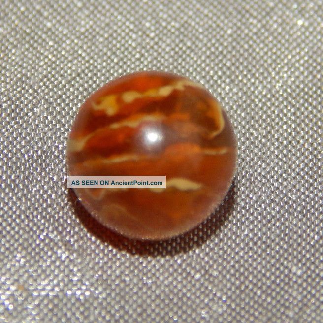 Vintage Glass Button Diminutive Marble 1157 - B Buttons photo