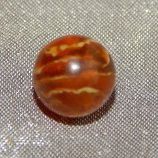 Vintage Glass Button Diminutive Marble 1157 - B photo