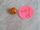 Vintage Glass Button Diminutive Marble 1157 - B Buttons photo 6