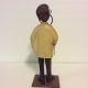Rare Vintage Romer Hand Carved Wood Doctor Statue Figurine Made In Italy Carved Figures photo 1