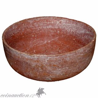 Museum Quality Roman Ceramic Red Bowl Circa 100 - 300 Ad photo