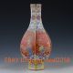 Chinese Handwork Paint Cloisonne Flowers & Birds Porcelain Vase W Yongzheng Mark Vases photo 4