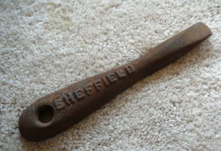 Antique - Sheffield - Cast Iron Stove Lid Lifter Tool - 6 - 3/4 