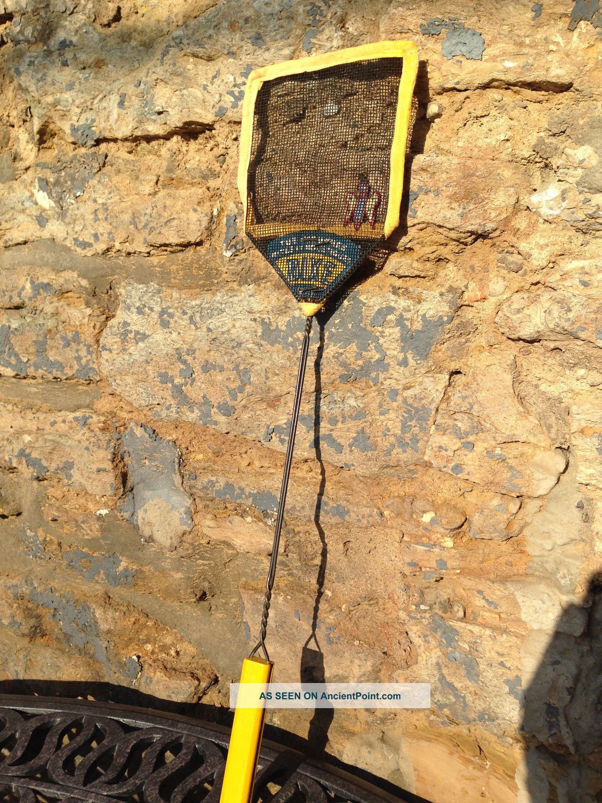 Vintage 1950 ' S French Dixe Advertising Cloth/screen Fly Swatter Other Antique Home & Hearth photo