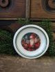 Fabric Merry Christmas Sign Framed In Wood Primitives photo 5