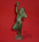 Roman Ancient Bronze Statue / Statuette Of God Satyr Circa 200 - 400 Ad - 3171 Roman photo 2