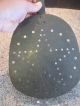 Antique Wrought Iron Brass Tool - Peel - Spatula - Country Kitchen Star Utensil Primitives photo 1