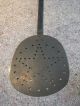 Antique Wrought Iron Brass Tool - Peel - Spatula - Country Kitchen Star Utensil Primitives photo 5